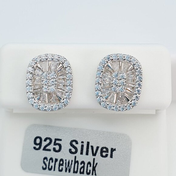 - "925 Sterling Silver Cubic Zirconia Earrings, U19254836 - Picture 5 of 11